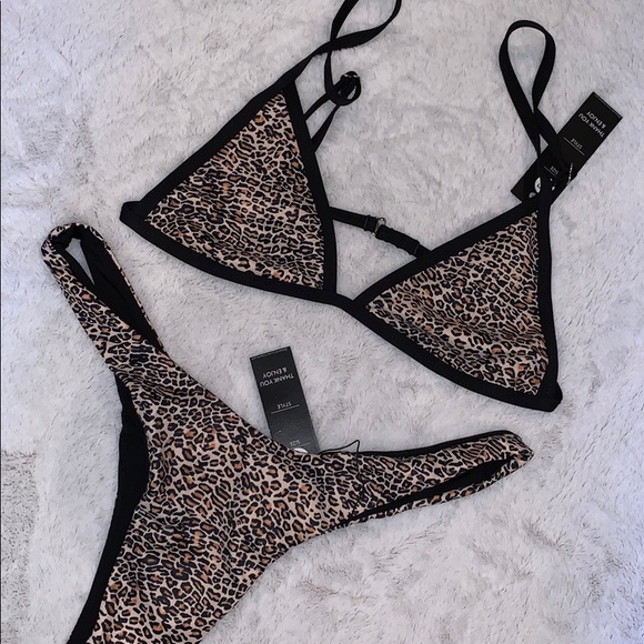 Kira Swim cheetah bikini set XS/S - Picture 1 of 5